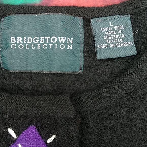 Wool Sweater Jacket by Bridgetown Collection Size Large - Picture 6 of 9